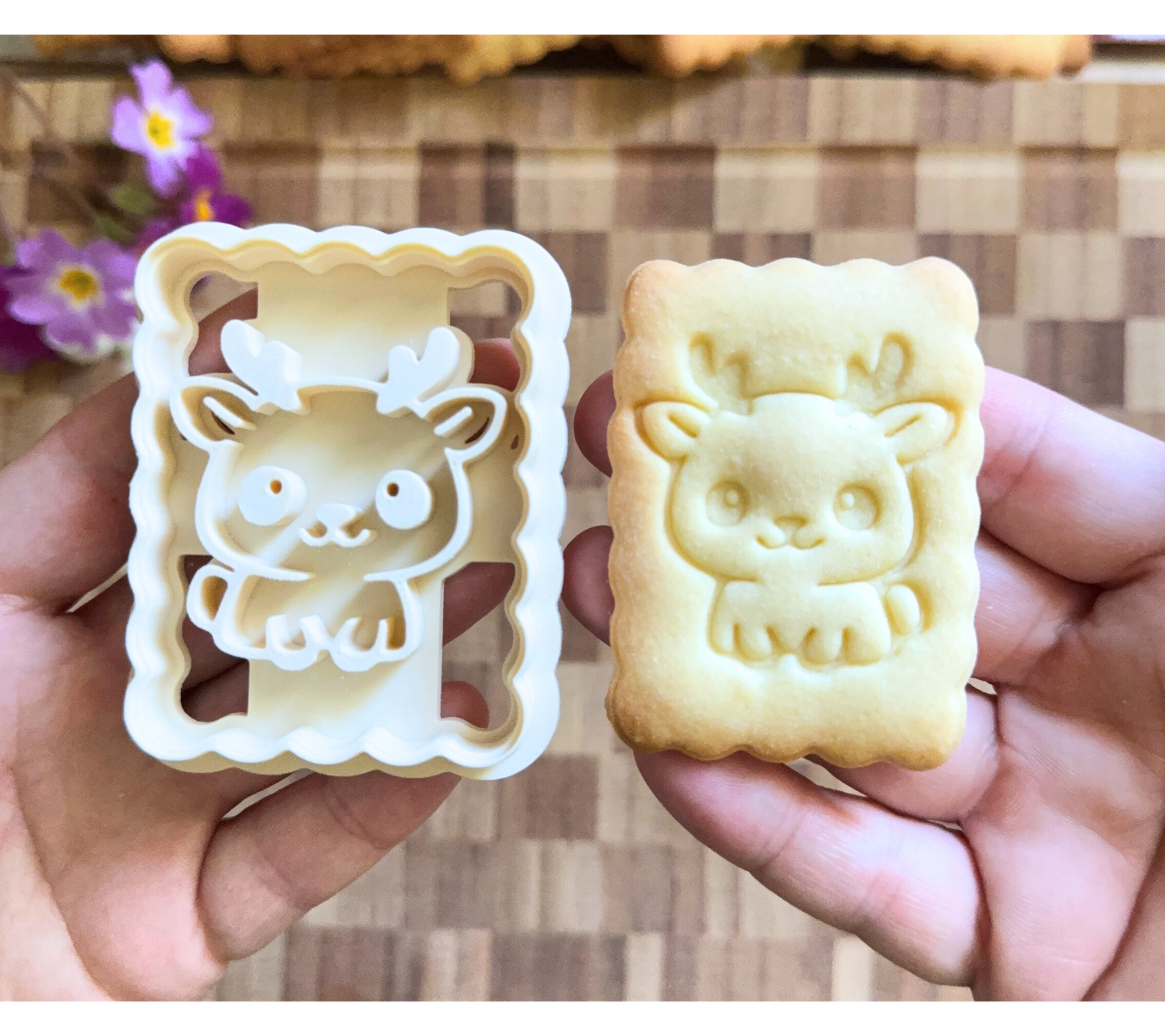 Emporte-pièces gâteau anniversaire + Prénom + âge