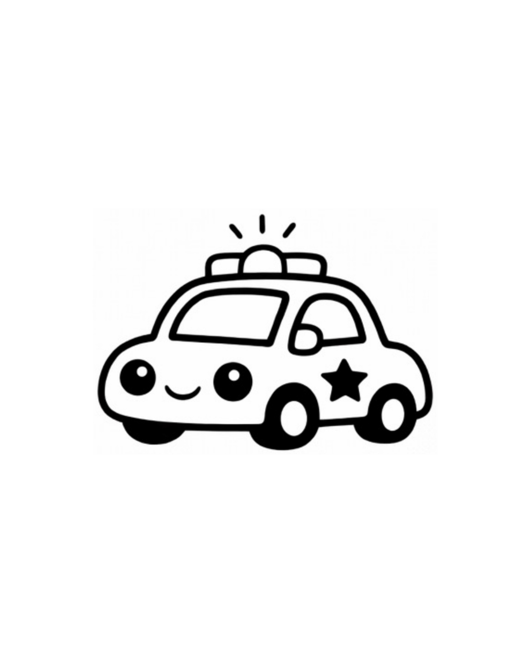 Emporte-pièces thème voiture avec prénom