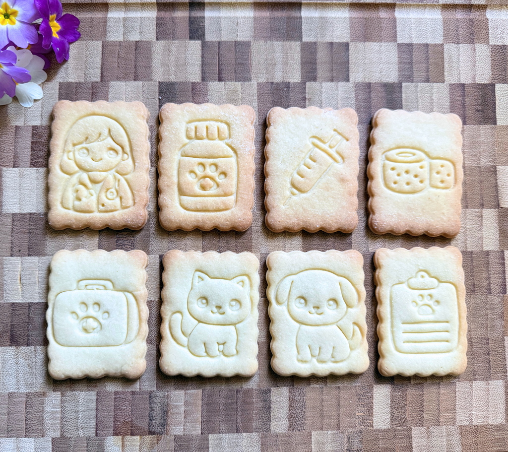 Emporte-pièces thème Vétérinaire avec prénom