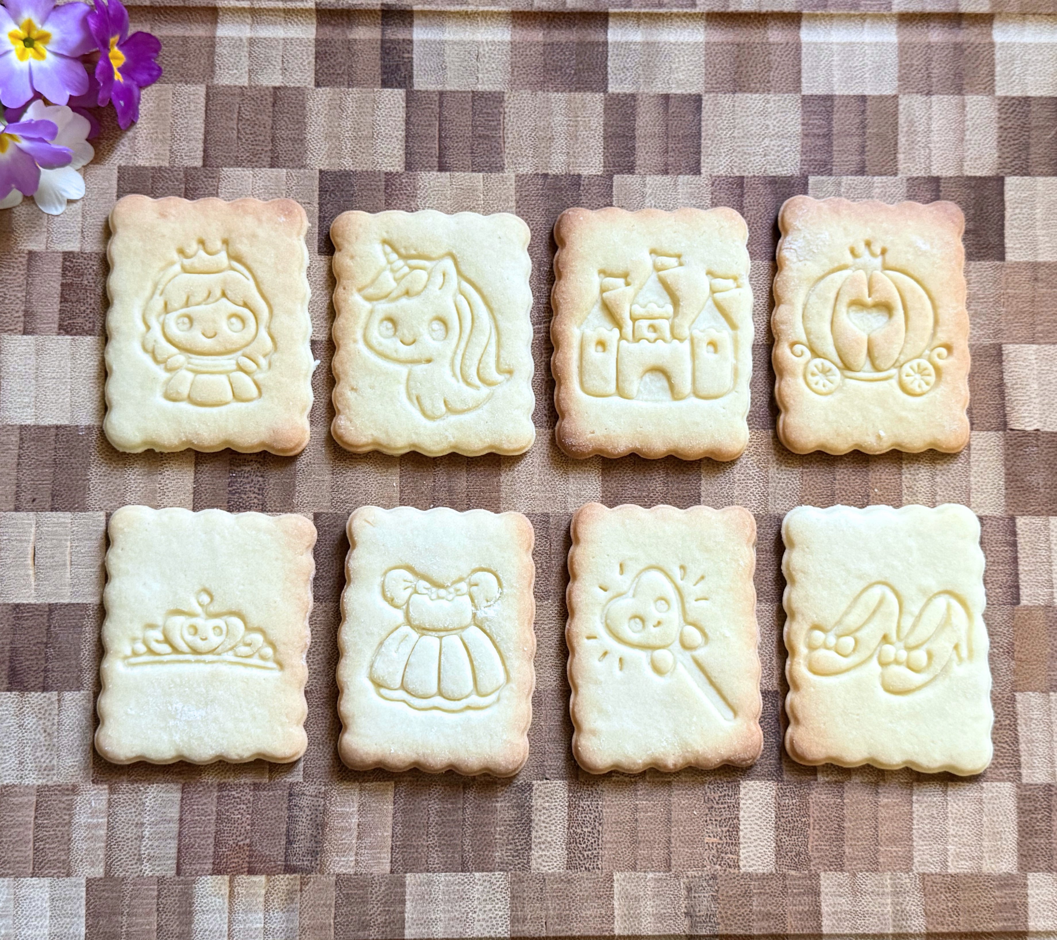 Emporte-pièces thème Princesse avec prénom