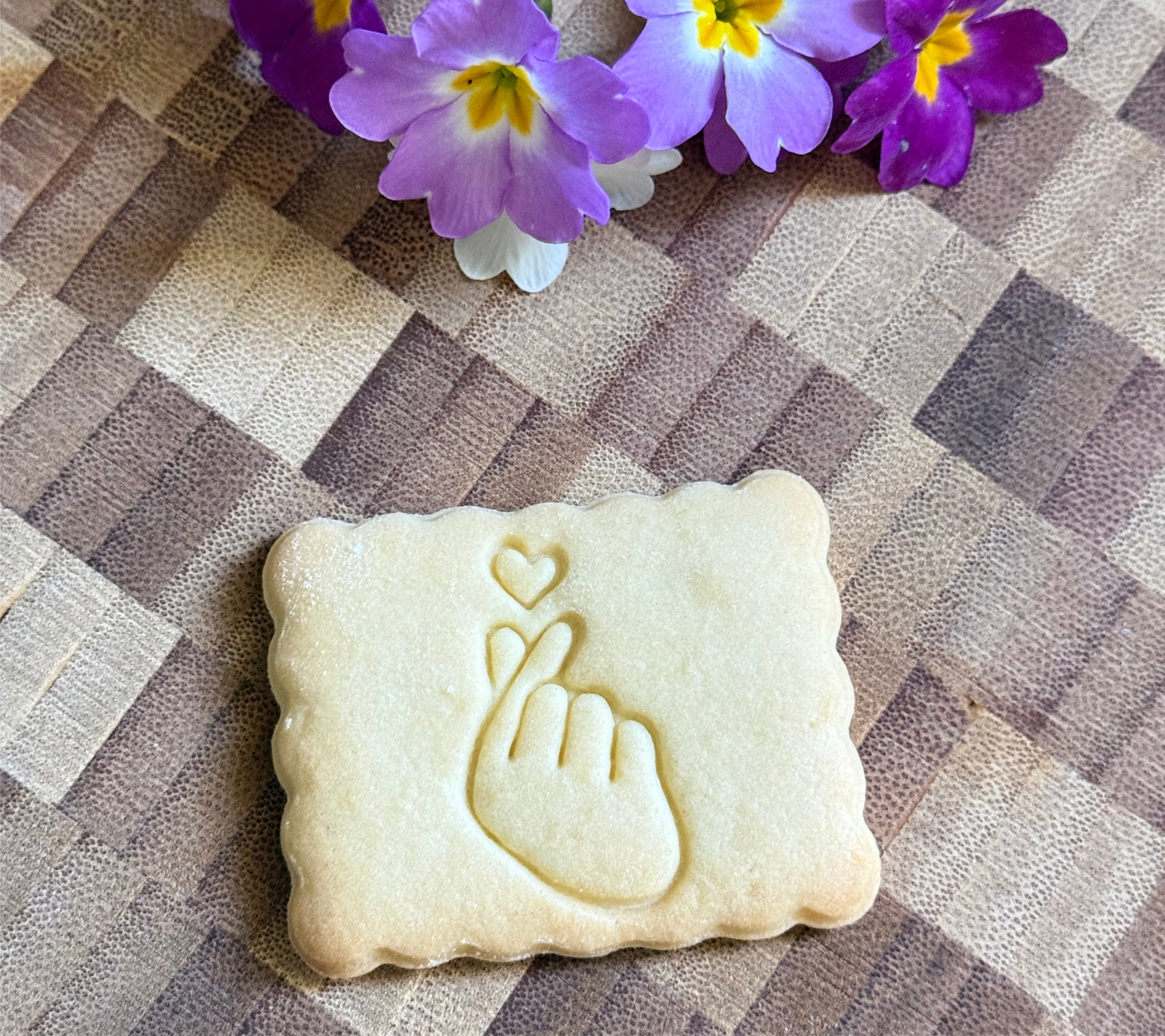 Emporte-pièces doigts coeur