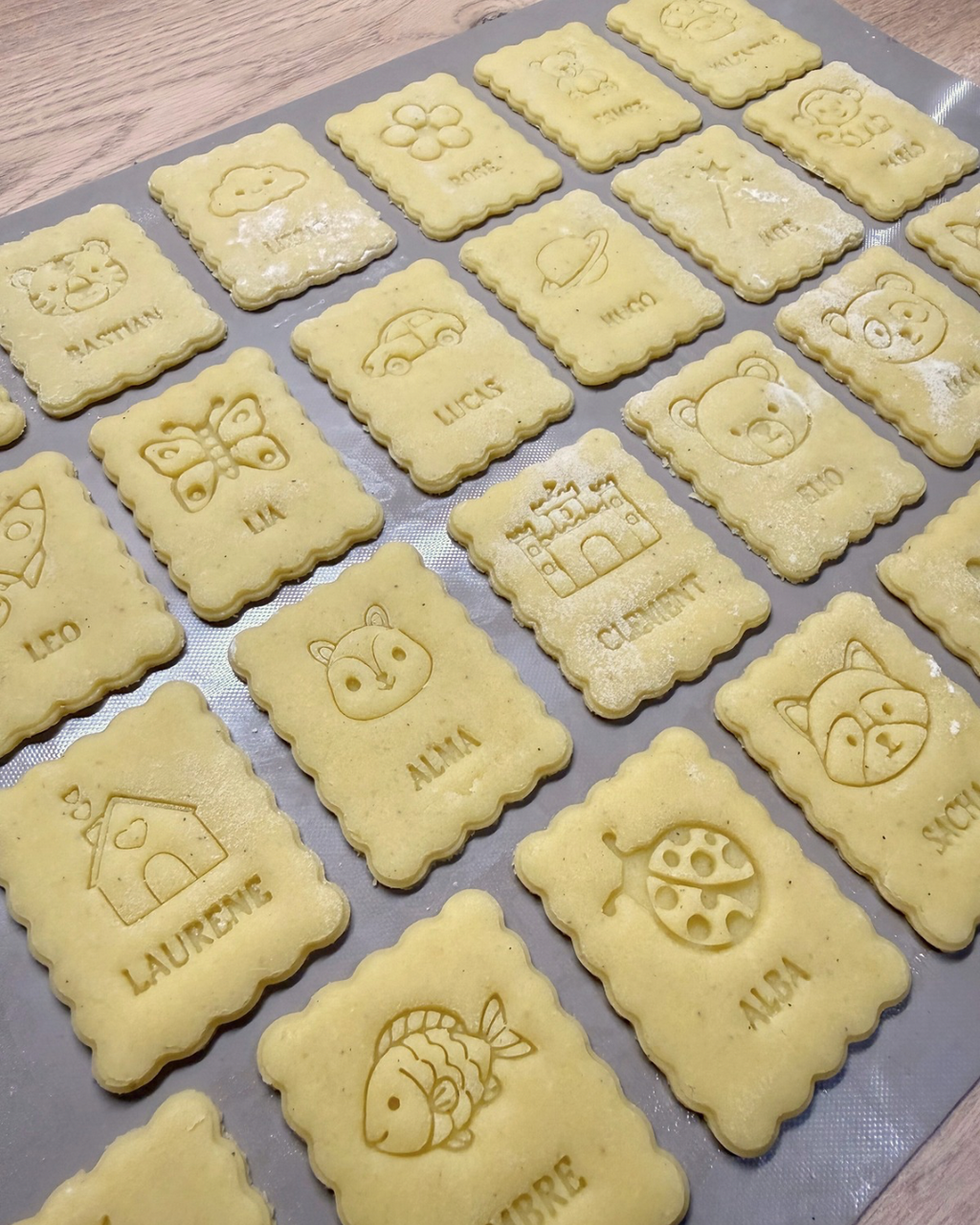 Emporte pièce prénoms personnalisés