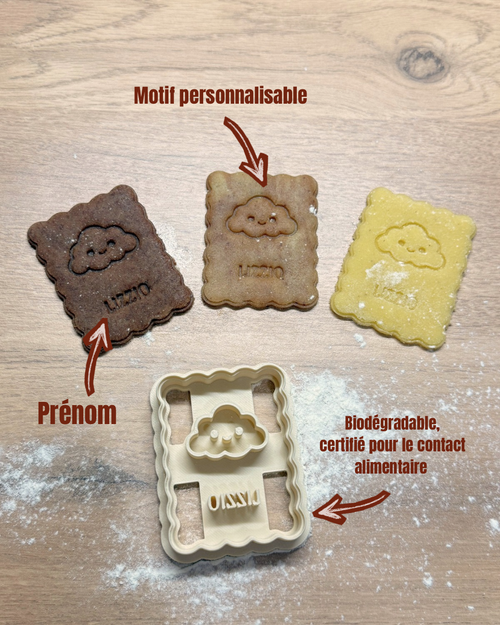 Emporte pièce prénoms personnalisés